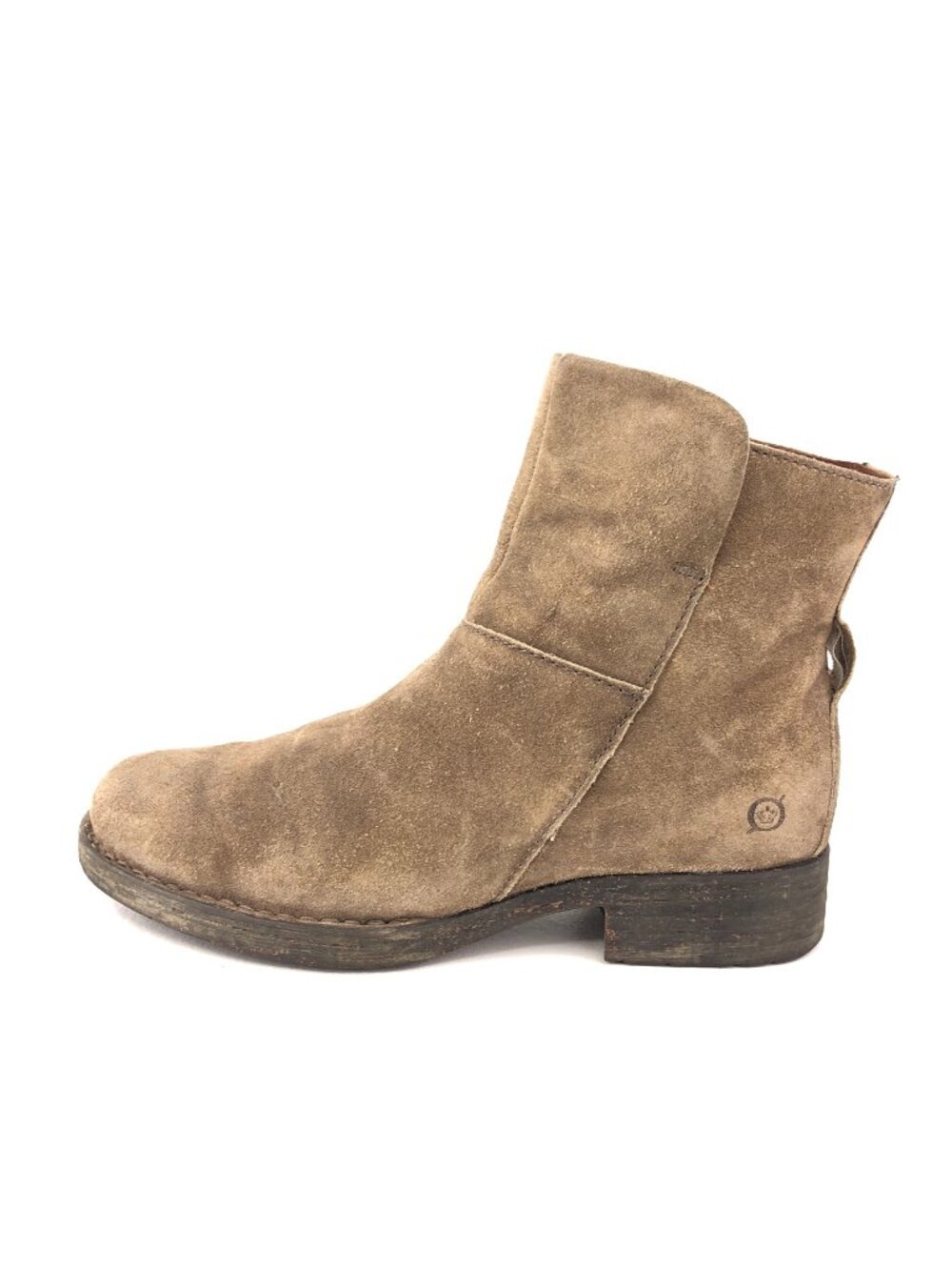 Born Tan Suede Casual Ankle Boots 8.5